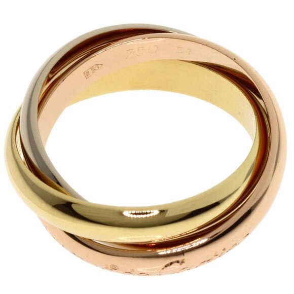 CARTIER 18k Yellow Gold Trinity Ring #51 - Picture 3 of 8